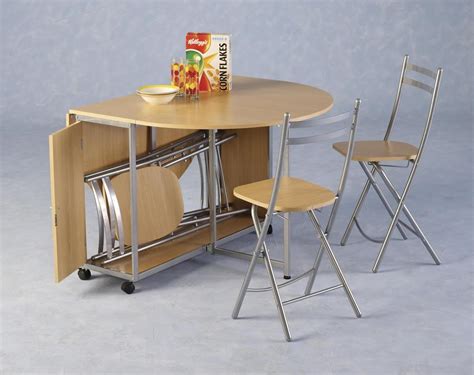 Folding Kitchen Table And 4 Chairs 20 Design Ideas For Smaller