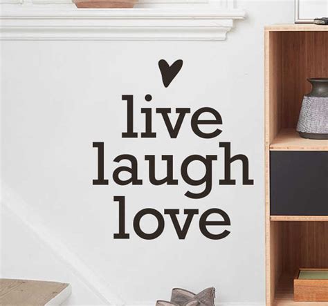 Live Laugh Love Wall Sticker Tenstickers