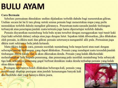 Persembahan slaid ini memerlukan javascript. Kedatangan Merdeka: Permainan Tradisional Orang Melayu