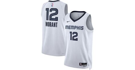 Nike Ja Morant White Memphis Grizzlies 202223 Swingman Jersey