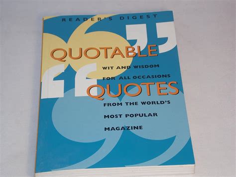 Quotable Quotes Readers Digest Books