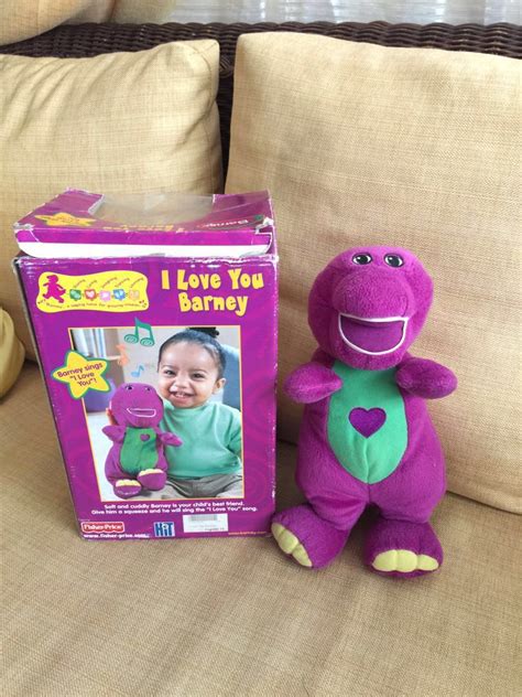 I Love You Barney Singing Toy Hobbies And Toys Toys And Games On Carousell