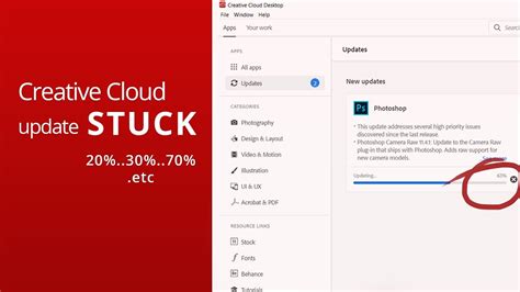 Creative Cloud Installer Stuck