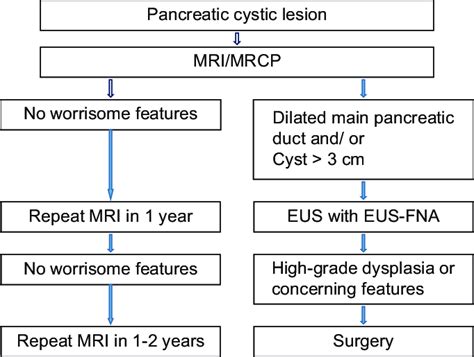 Simple Algorithm For The Follow Up And Treatment Of Pancreatic Cystic