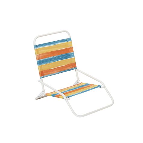 But taller beach chairs have more visual appeal and transit value. Low Back Beach Chair- Striped - Outdoor Living - Patio Furniture - Chairs & Recliners