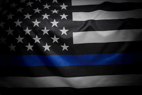 Police Thin Blue Line Flag Sapd Careers