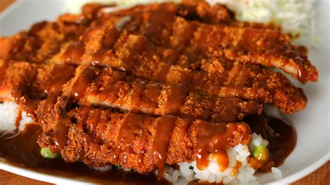 Cover the breast with the bread crumbs and pat them onto the chicken with the fork or your hands. Pork cutlet (Donkkaseu) recipe - Maangchi.com