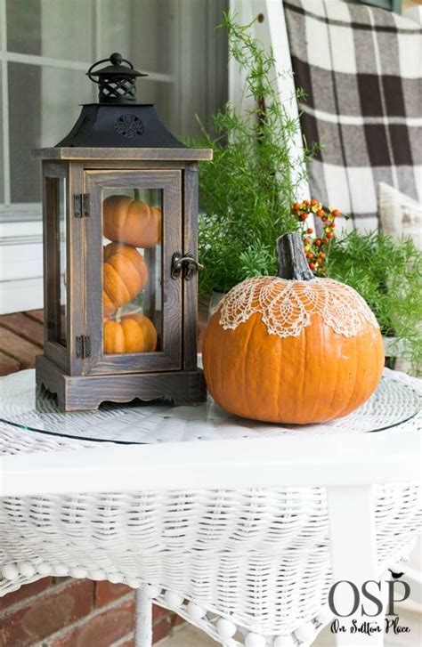 Fall Porch Decor Ideas On Sutton Place Fall Decorations Porch Fall