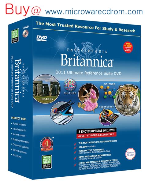 Encyclopedia Britannica 2011 Ultimate Reference Suite Dvd