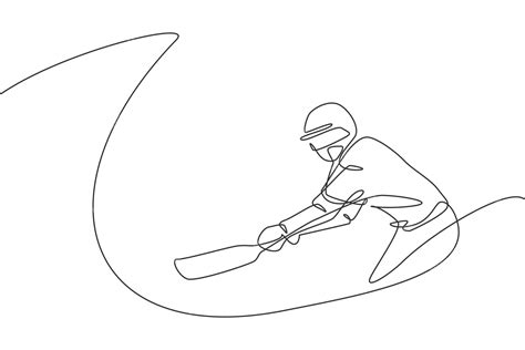 Premium Vector Single Continuous Line Drawing Of Agile Man Cricket