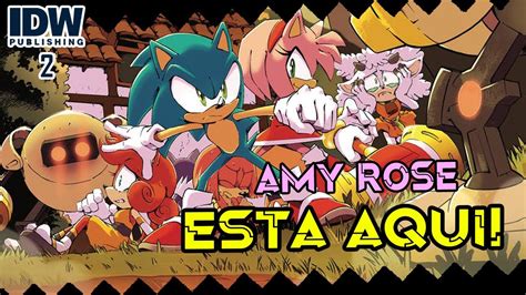 Sonic Idw Comics Amy Rose Esta Aqui Youtube