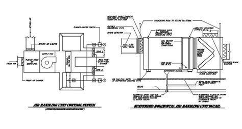 Air Handling Unit Control System Is Given In This Autocad 2d Dwg