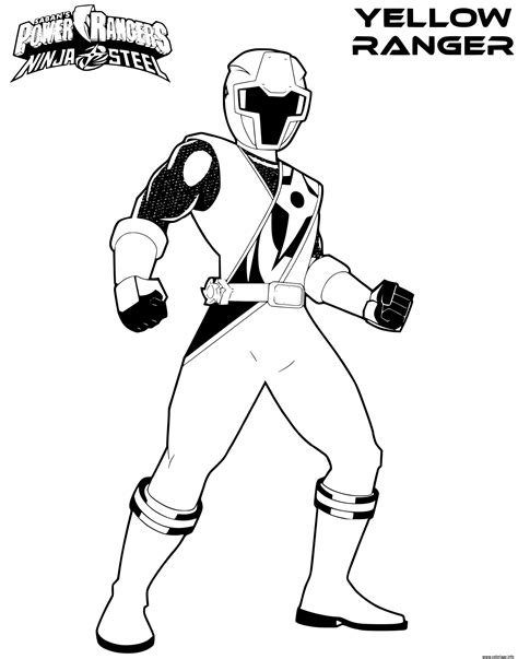 Power Ranger Ninja Steel Coloring Pages Printable