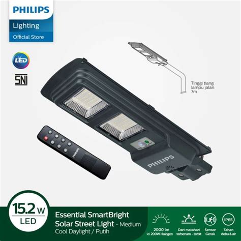 Jual Philips Essential Smartbright Solar Street Light Medium Di Seller