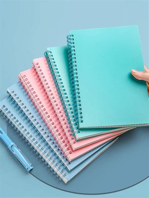1pc Random Color Spiral Notebook Cute Notebooks For School Pretty