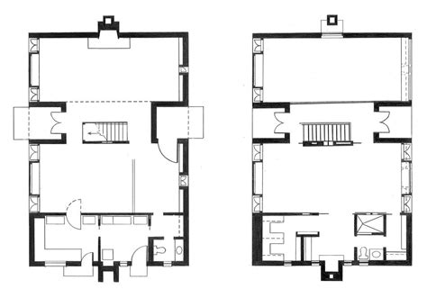 Floor Plan Esherick House Esherick House Louis Kahn Simple Floor Plans