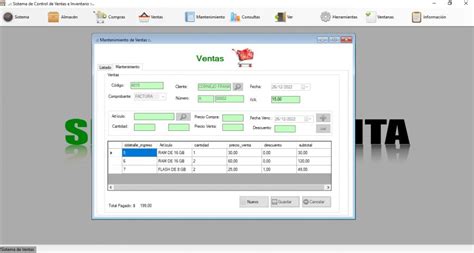 Sistema De Ventas En C Y Sql Server Gratis Sistemas Computacionales