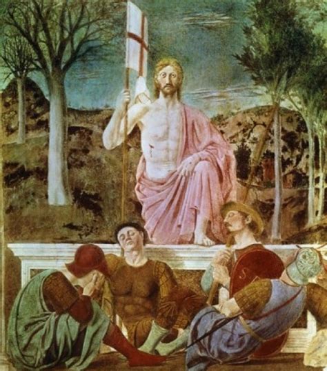 The Resurrection C1463 Piero Della Francesca Fresco Palazzo Communale