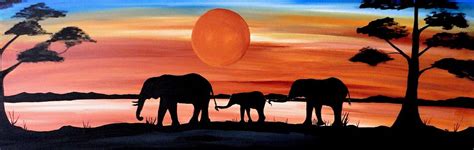 Maybe you would like to learn more about one of these? Elephant Silhouette Painting Painting by Rachel Olynuk