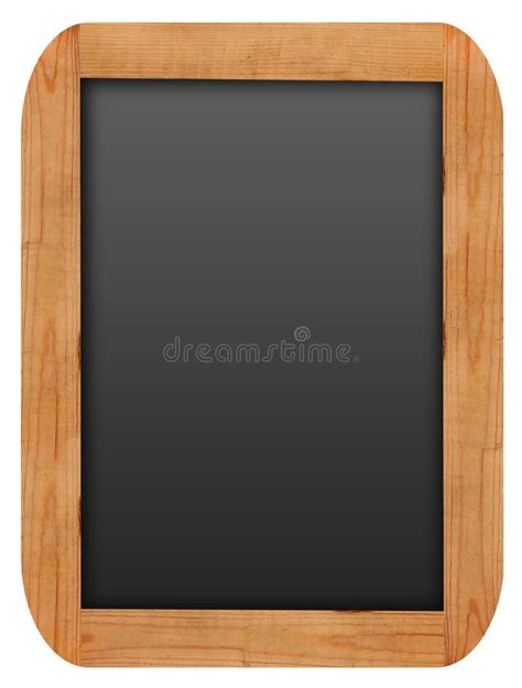 Chalkboard With Wooden Frame Stock Photo Image Of Board Scratch