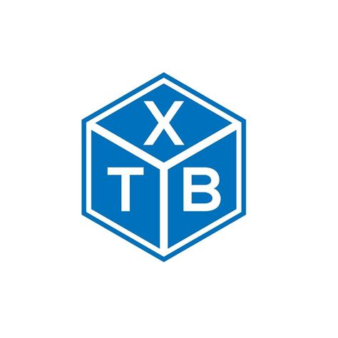 Xtb Letter Logo Design On Black Background Xtb Creative Initials