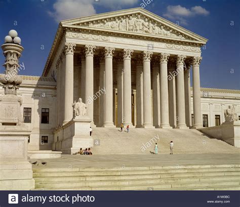 Supreme Court Building In Washington Dc Usa Stock Photo Alamy