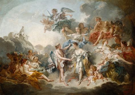 Francois Boucher Marriage Of Cupid And Psyche Get Custom Art