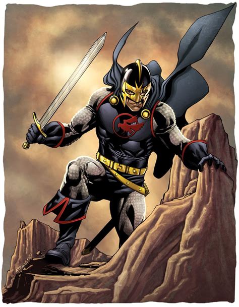 Dane Whitman Black Knight Marvel Knights Marvel Comics Art