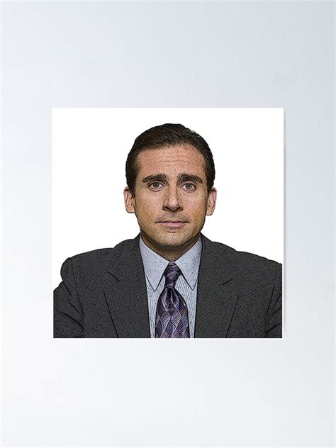 Michael Scott Steve Carell The Office Tv Show Nbc Poster By Starkle