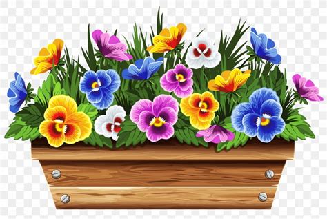 Free Clip Art Flowers In Pots Best Flower Site