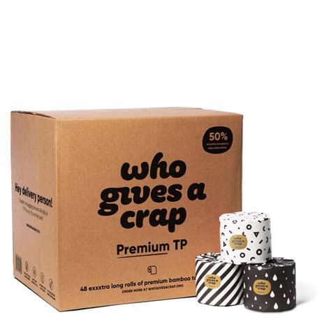 Who Gives A Crap Premium Recycled Bamboo Toilet Paper Wte 48 Winc