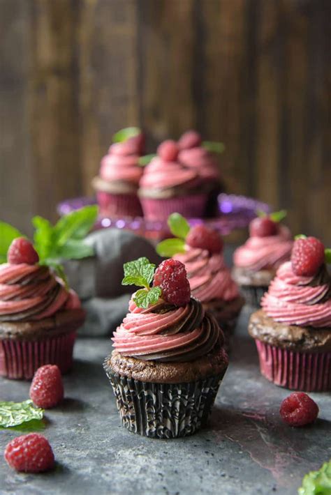 Chocolate Raspberry Cupcakes The Crumby Kitchen