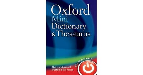 Oxford Mini Dictionary And Thesaurus By Oxford University Press