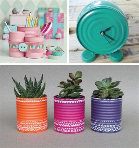 Apunta Estas Buenas Ideas Para Reciclar Latas Aluminum Can Crafts