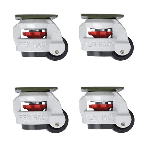 Buy Heavy Duty Caster Wheels Set Of 4 Leveling Retractable Workbench