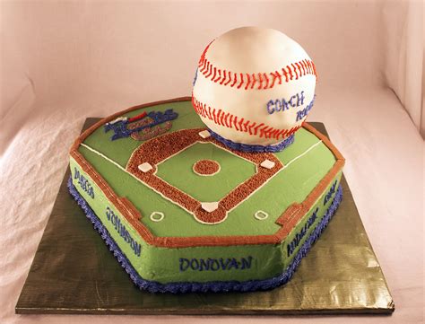 Baseball Cake Texas Rose Bakery