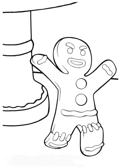 Lets draw mr gingerbread man giocagiocagioca. Disegni di Omino di pan di zenzero da Colorare gratuitamente