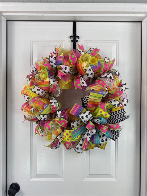 Front Door Wreath Wreath For Dog Lover Best Door Wreath