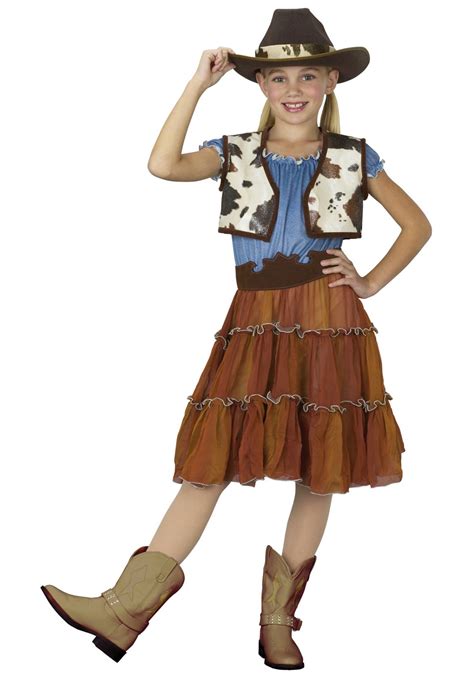 Kids Cowboy Cowgirl Boys Girls Fancy Dress Costume Wild Western Book