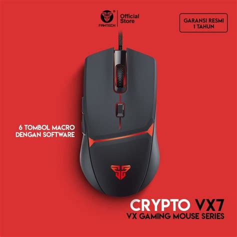 Promo Fantech Crypto Vx7 Mouse Gaming Macro Jakarta Barat Fantech