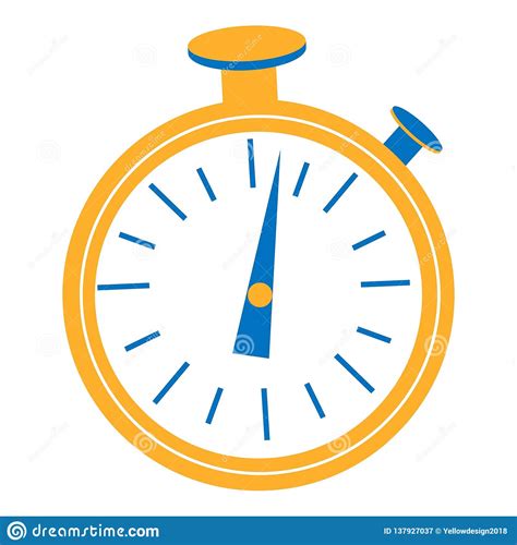 Clock Timer Graphic Design. Start, Finish. Time Management. Stopwatch