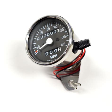 Mini Motorcycle Mechanical Speedo 160 Mph Trip Speedometer Gauge 2240