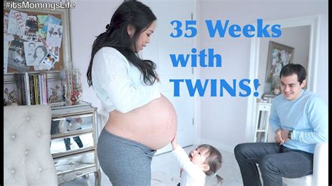 35 Weeks Pregnant With Twins Itsmommyslife Youtube