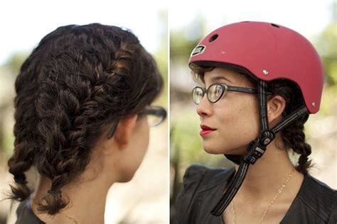 Modcloth Blog Helmet Friendly Hairstyles Hairdo Helmet Hairstyles