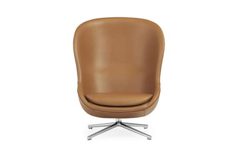 Normann Copenhagen Hyg Lounge Chair High Swivel And Tilt Aluminium
