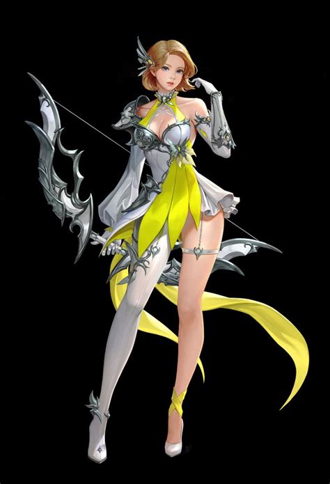 ArtStation Archer Ye Lim Chae Fantasy Female Warrior Anime