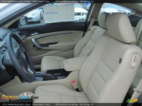 Ivory Interior 2011 Honda Accord Ex L Coupe Photo 11