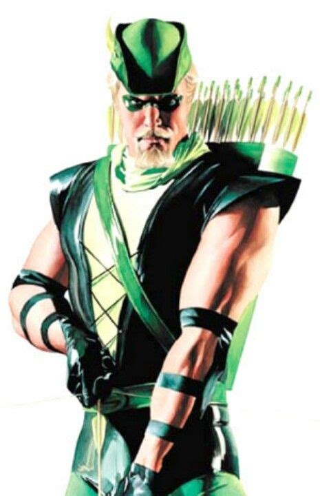 Original Comic Green Arrow By Alex Ross Alex Ross Green Arrow Superhero