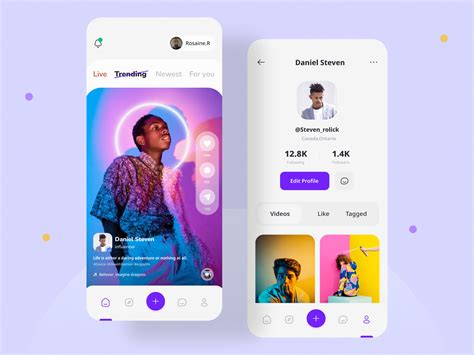 Social Media App By App Ninja For Uihut Ui Ux Design Agency On Dribbble