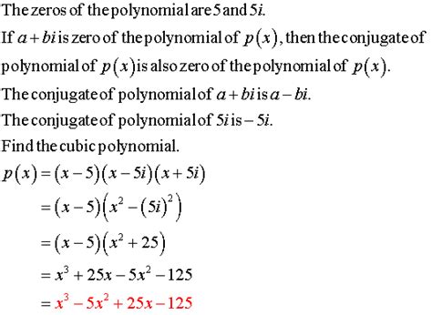 Two other points let you set up 2 eqs in 2 unknowns and solve for a and b. Find a cubic polynomial in standard form with real ...